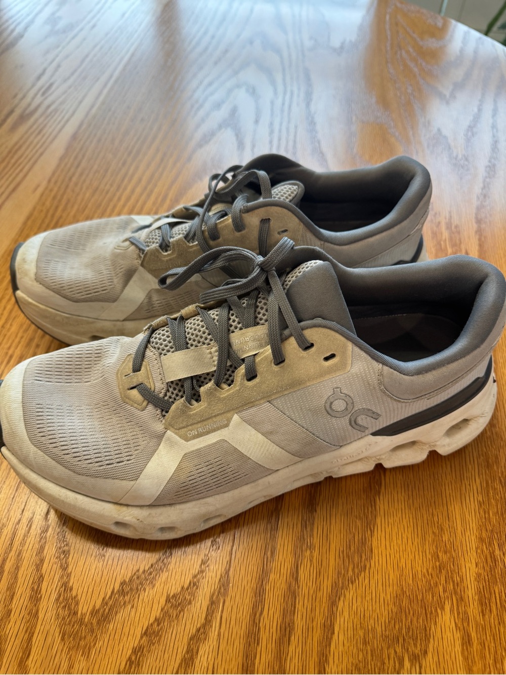 Women’s ON Cloud Grey Athletic Running Shoes - Lightweight Comfort